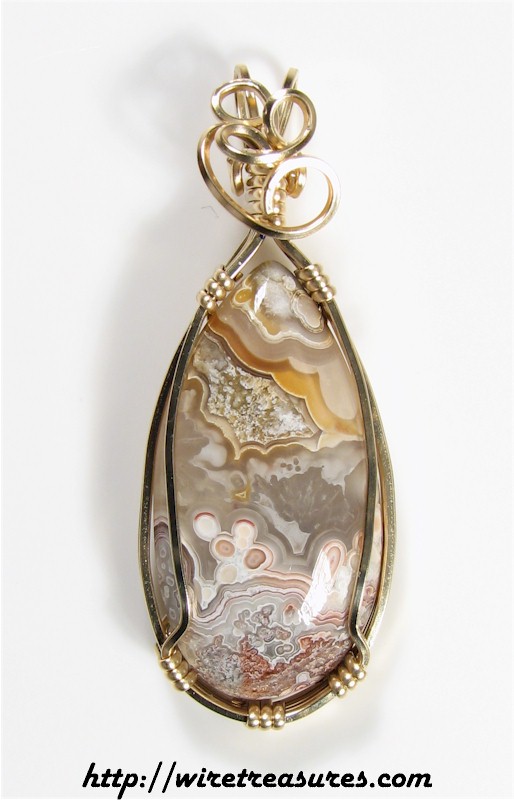 Lace Agate Pendant