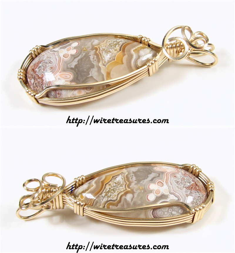 Lace Agate Pendant