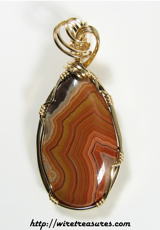 Dryhead Agate Pendant