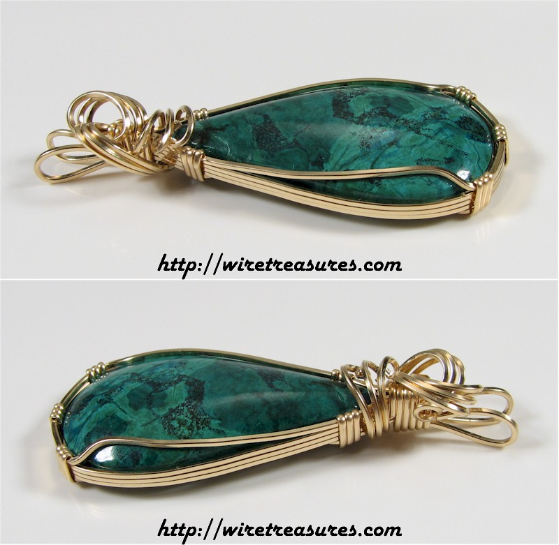 Chrysocolla & Malachite Pendant