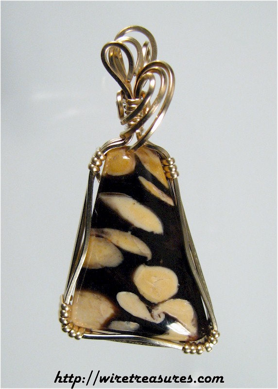 Petrified Peanut Wood Pendant