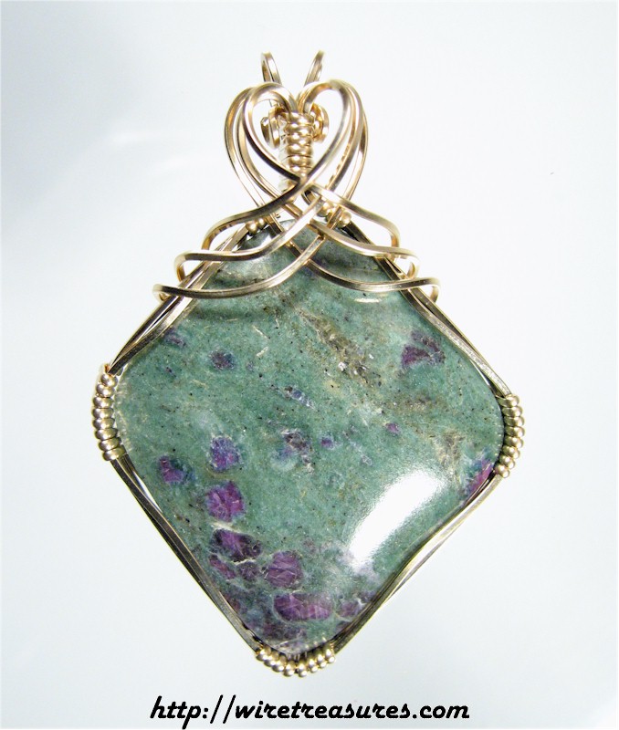 Ruby in Fuschite Pendant