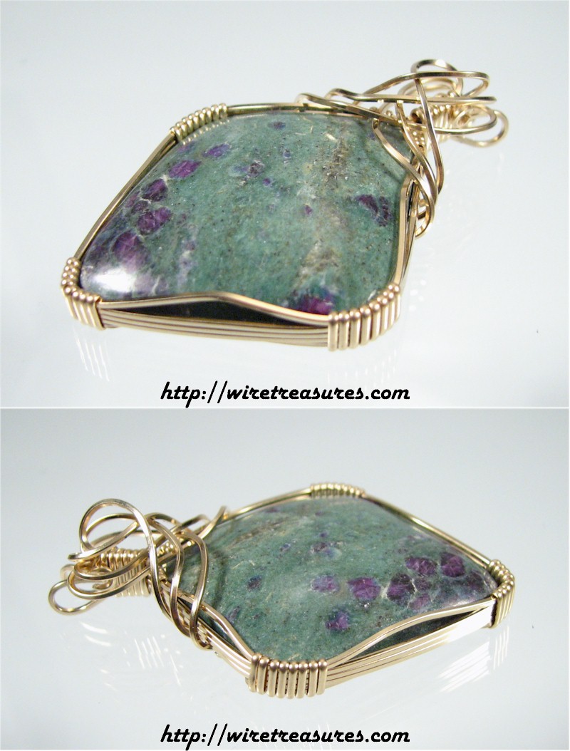 Ruby in Fuschite Pendant