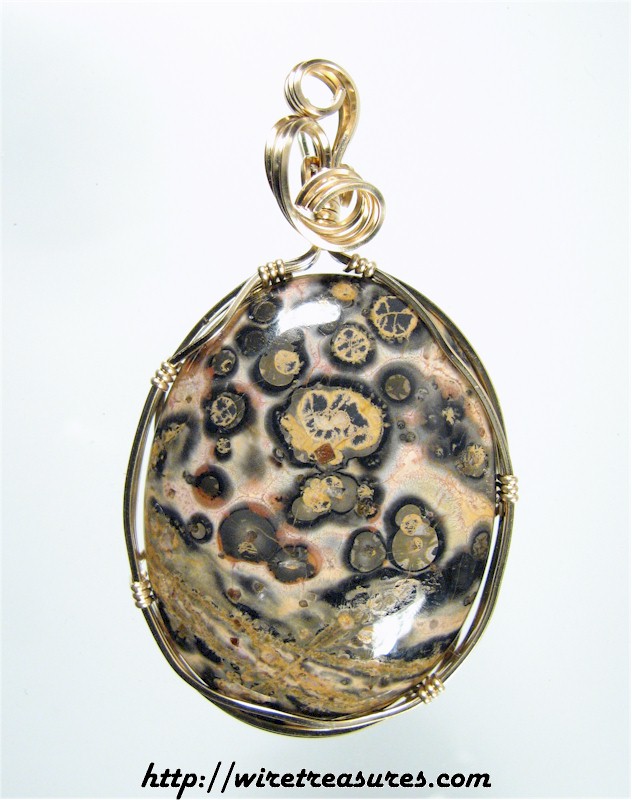 Leopardskin Jasper Pendant