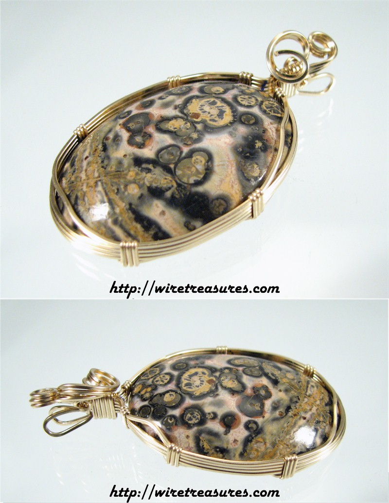 Leopardskin Jasper Pendant