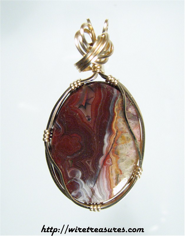 Lace Agate Pendant