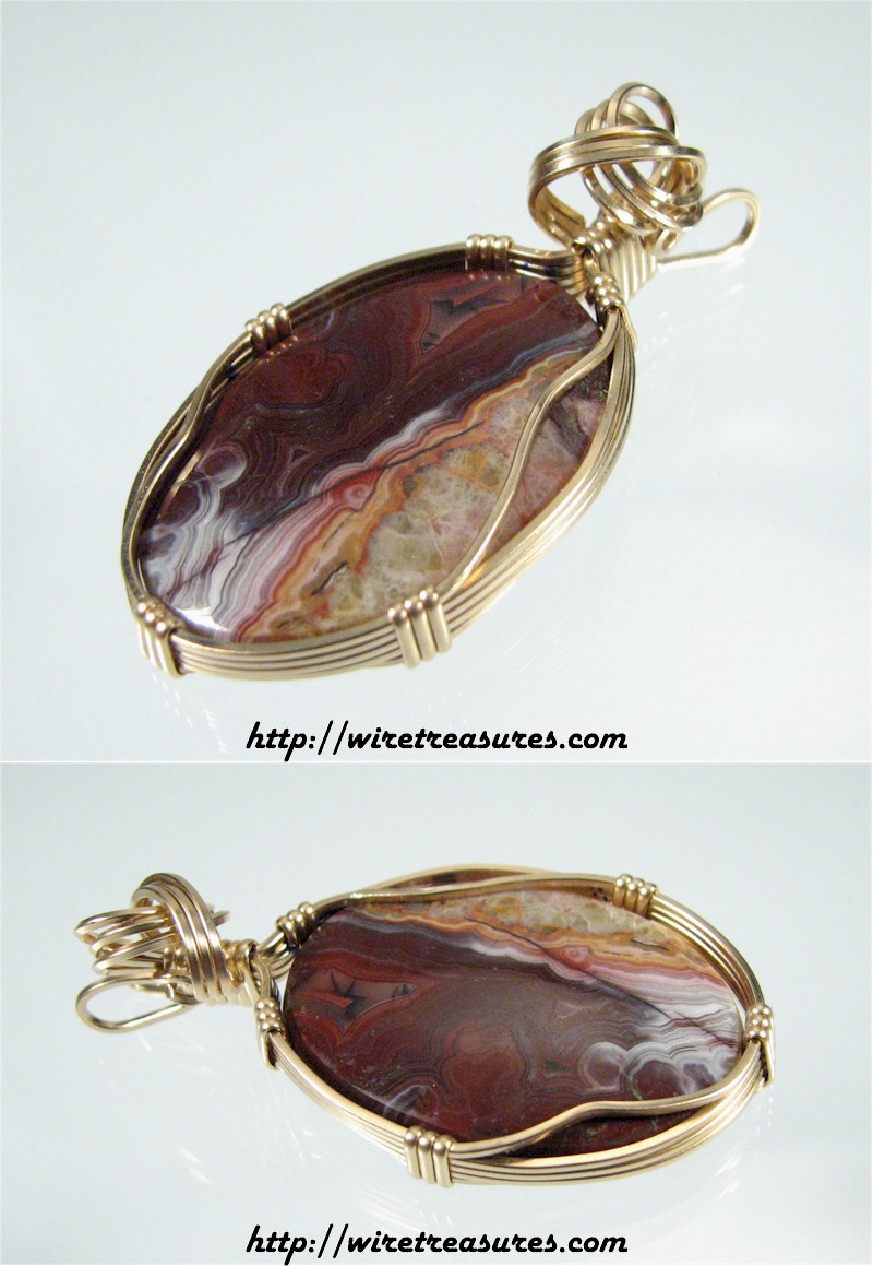 Lace Agate Pendant