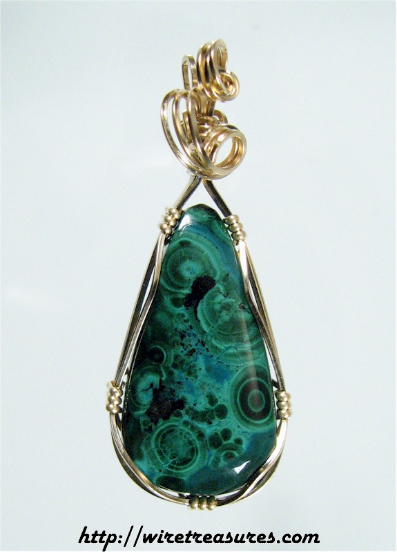 Chrysocolla & Malachite Pendant