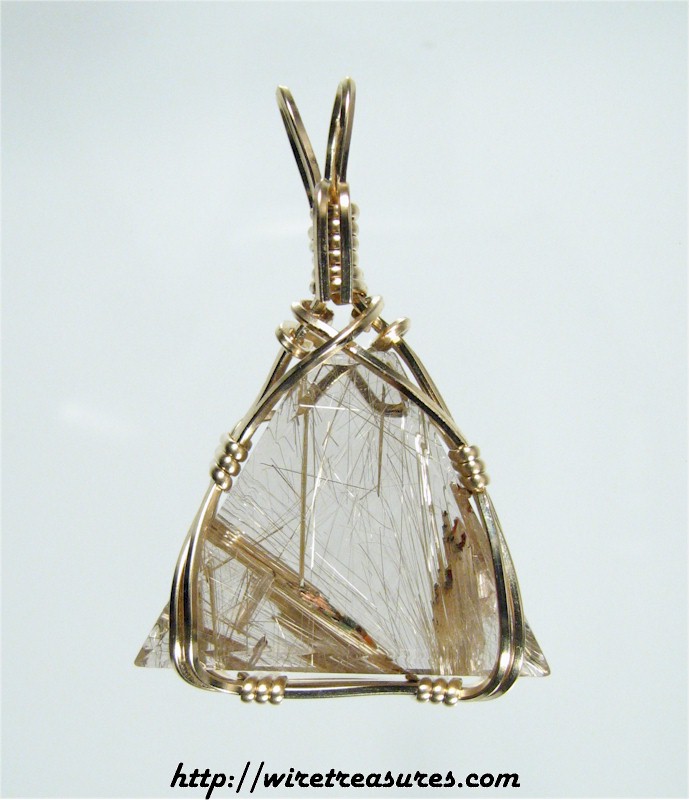 Rutilated Quartz Pendant