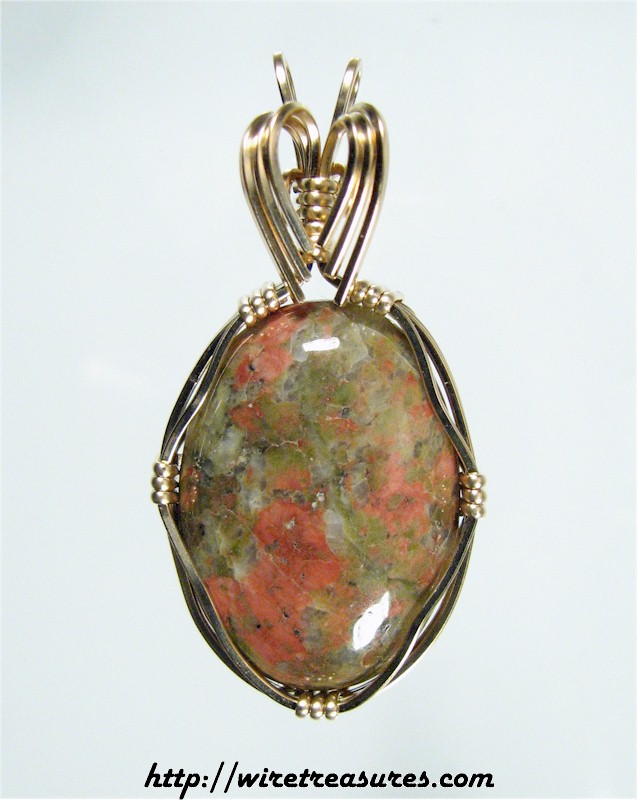 Unakite Pendant