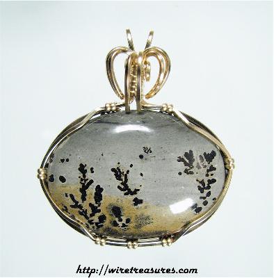 Chinese Picture Rock Pendant