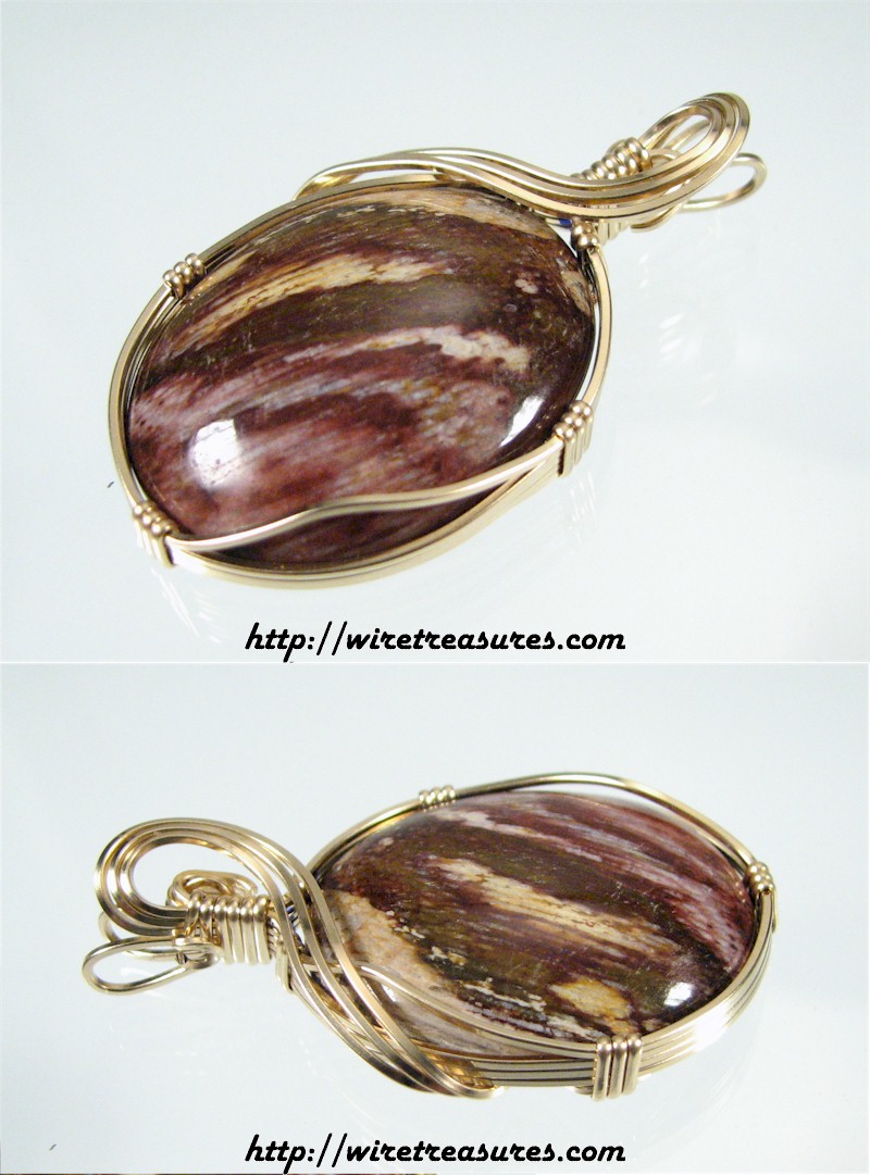 Petrified Palmwood Pendant