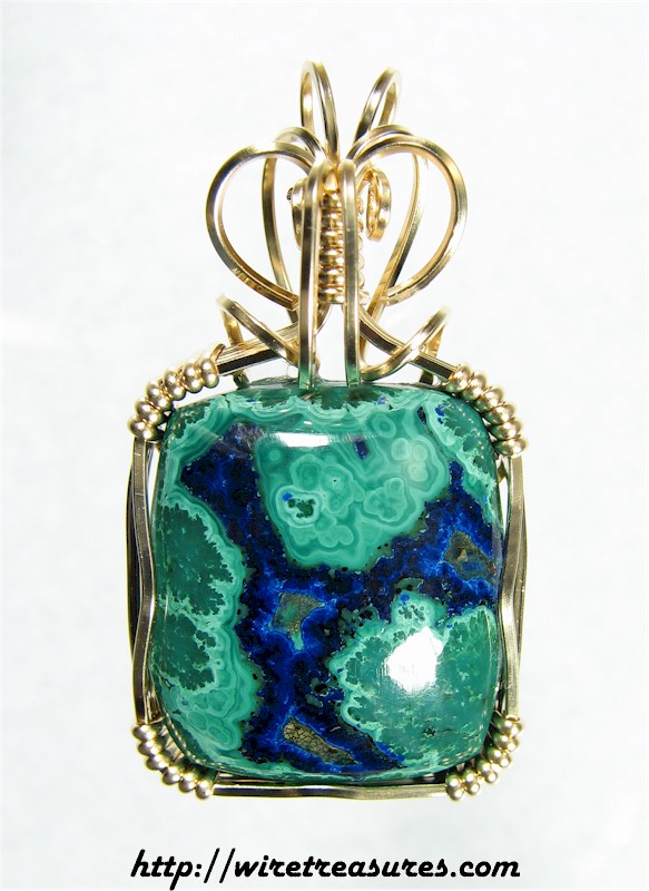 Malachite & Azurite Pendant