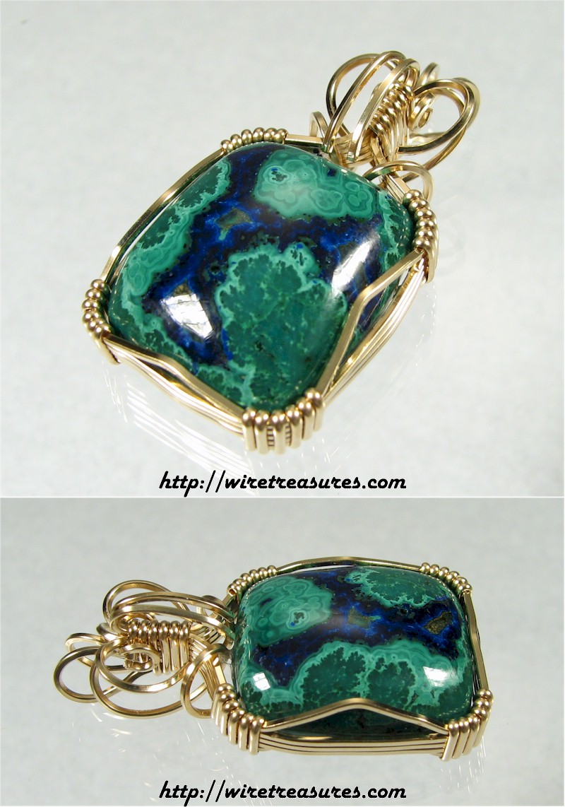 Malachite & Azurite Pendant