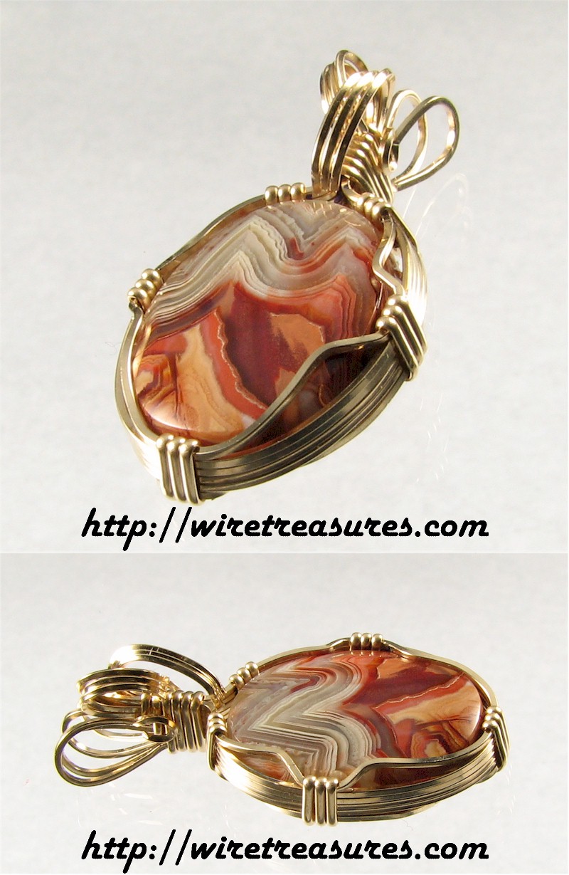 Lace Agate Pendant