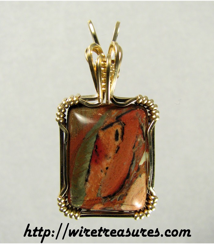 Picture Jasper Pendant