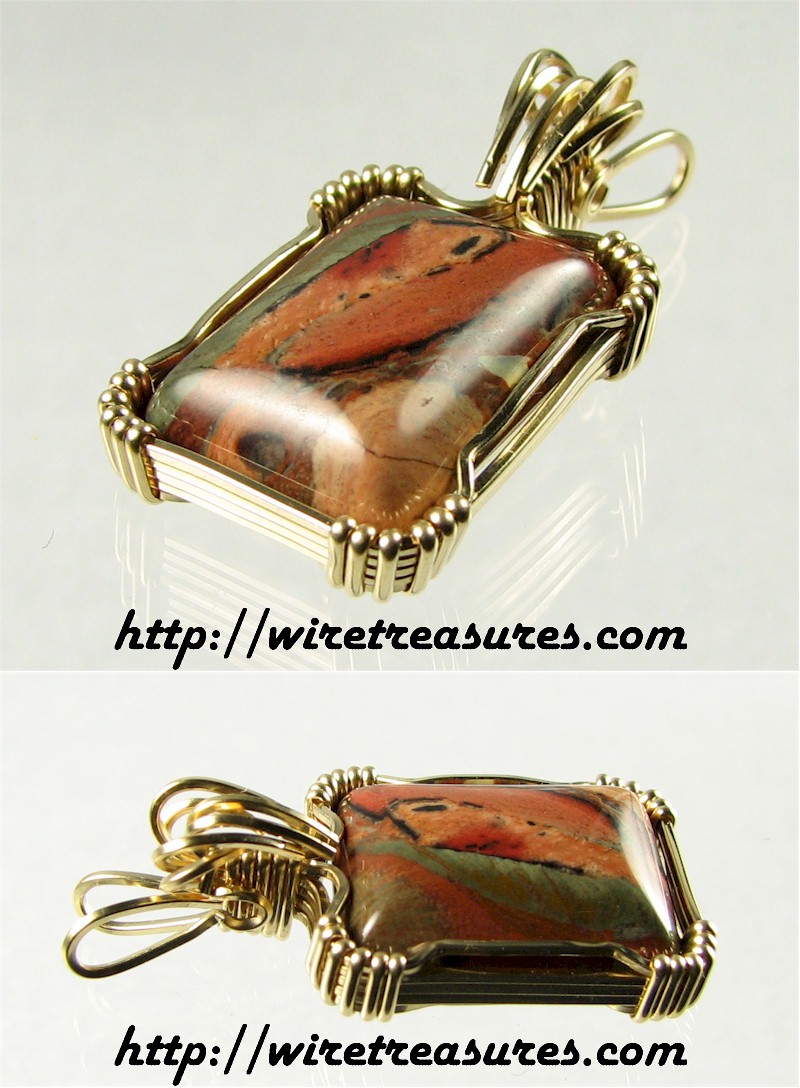 Picture Jasper Pendant