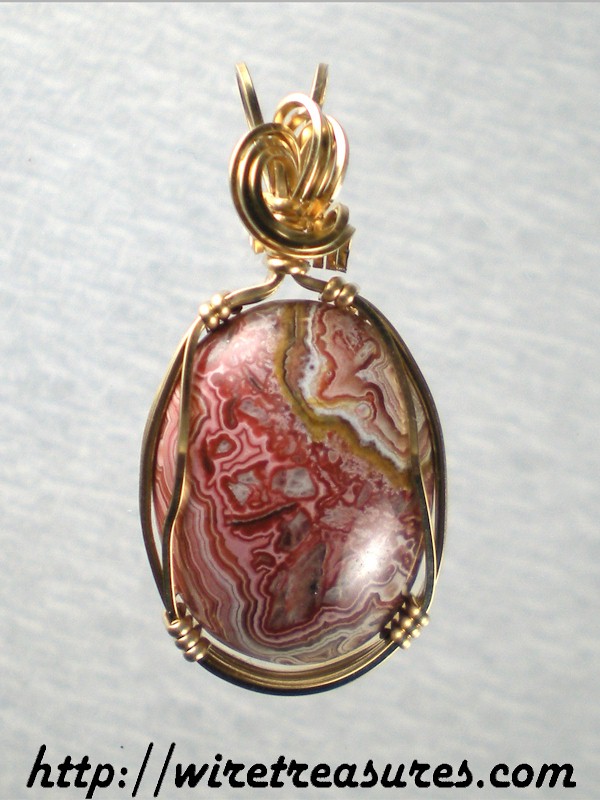 Lace Agate Pendant