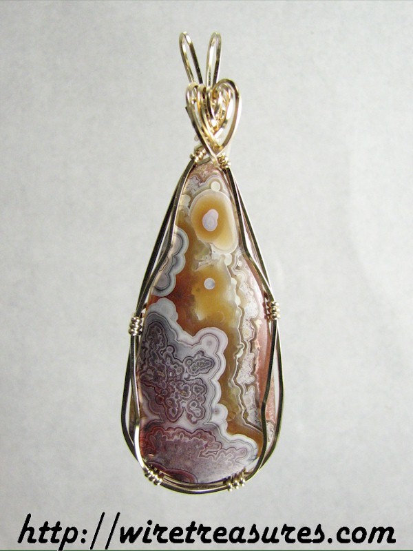 Lace Agate Pendant