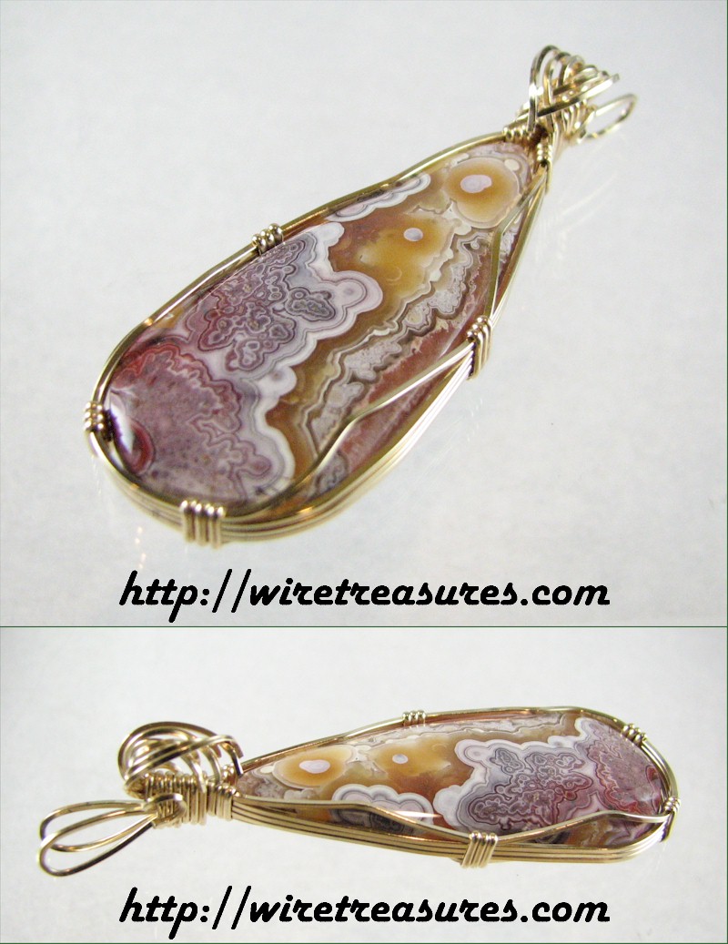 Lace Agate Pendant