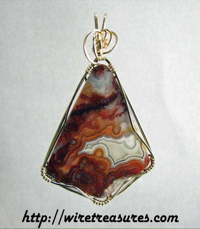 Lace Agate Pendant