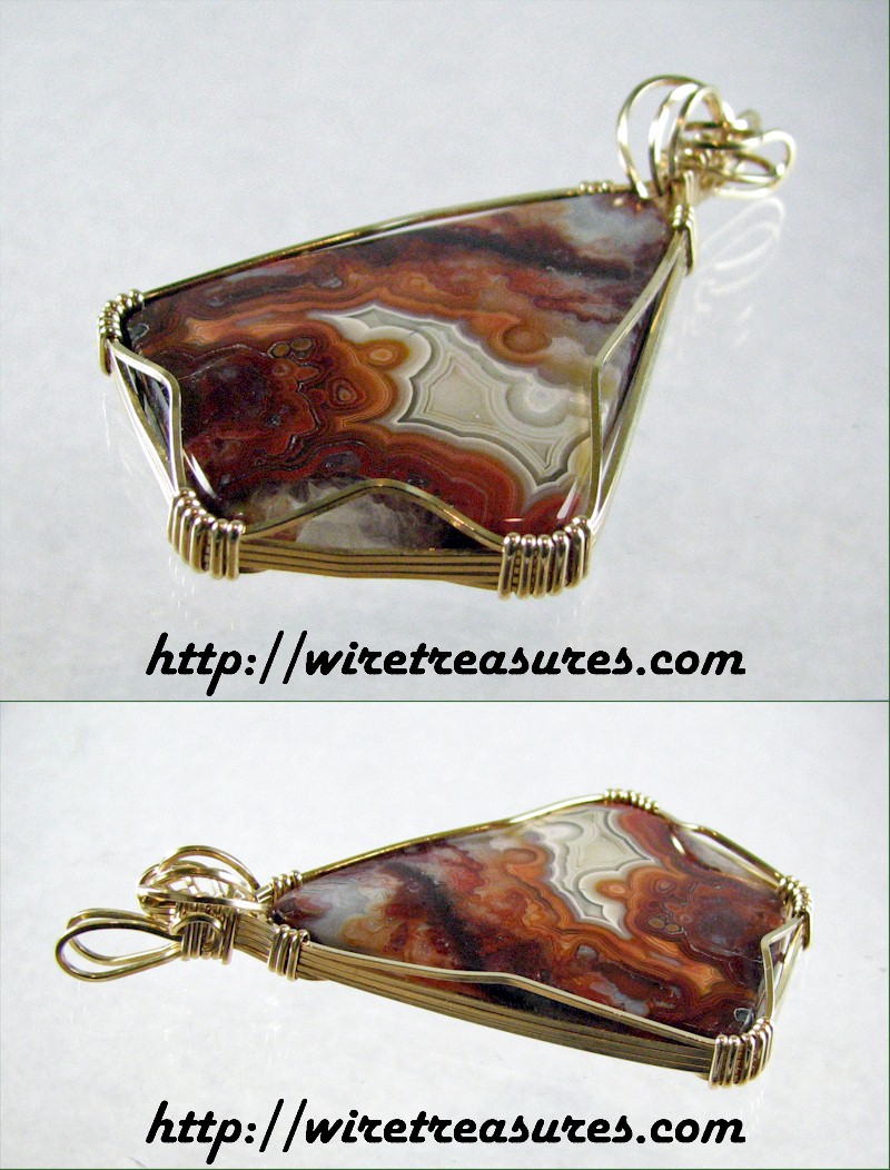 Lace Agate Pendant