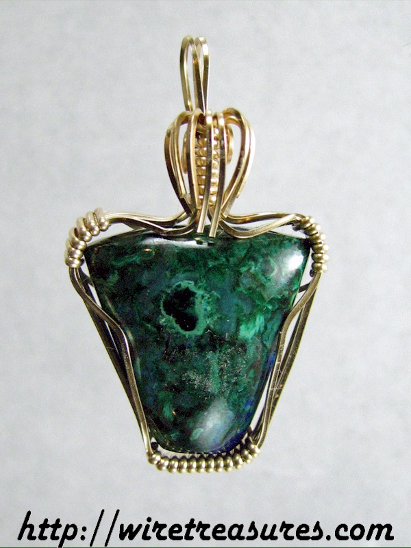 Malachite & Azurite Pendant