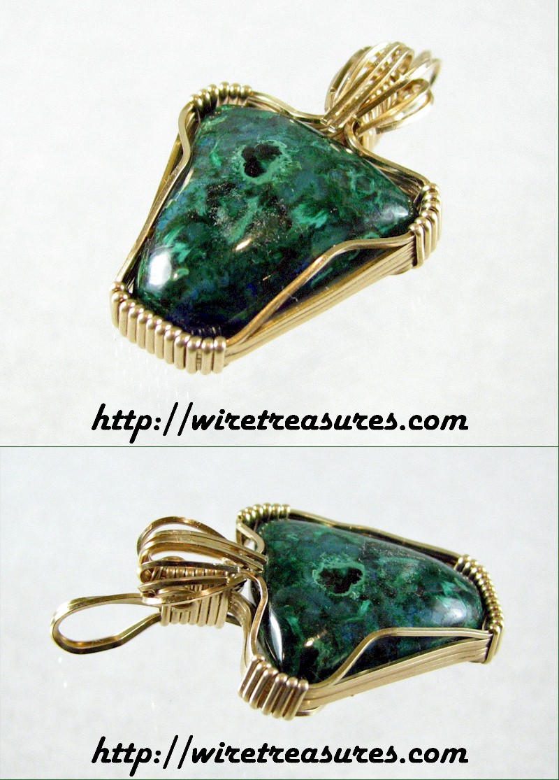 Malachite & Azurite Pendant