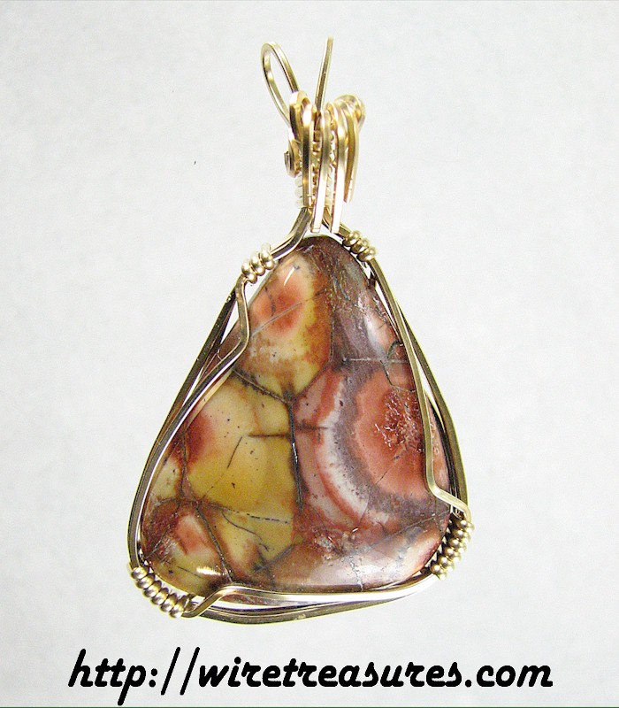 Mushroom Jasper Pendant