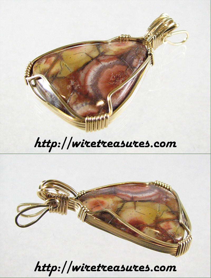 Mushroom Jasper Pendant