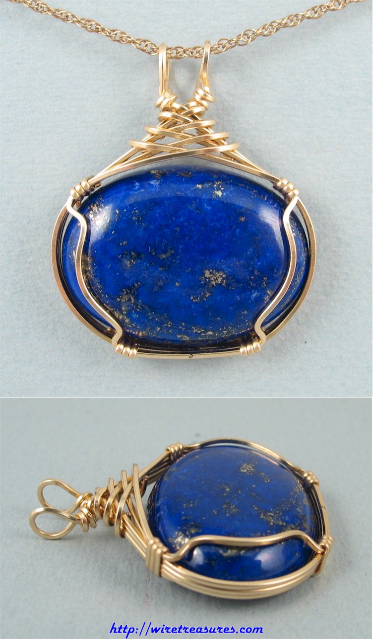 Lapis Pendant & Earrings Set