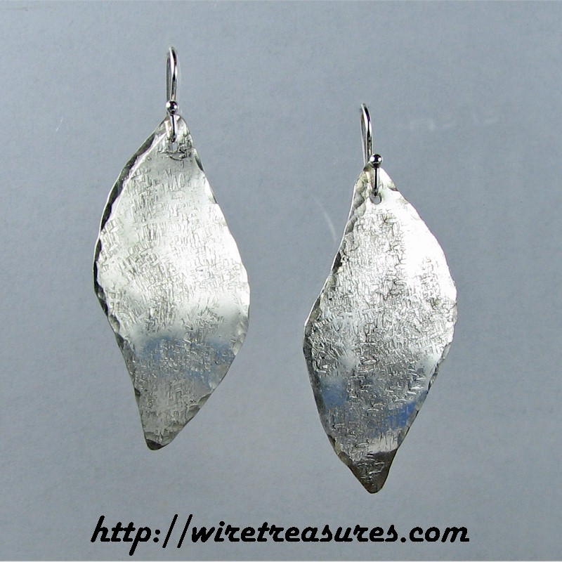 Patterned Silver Earrings