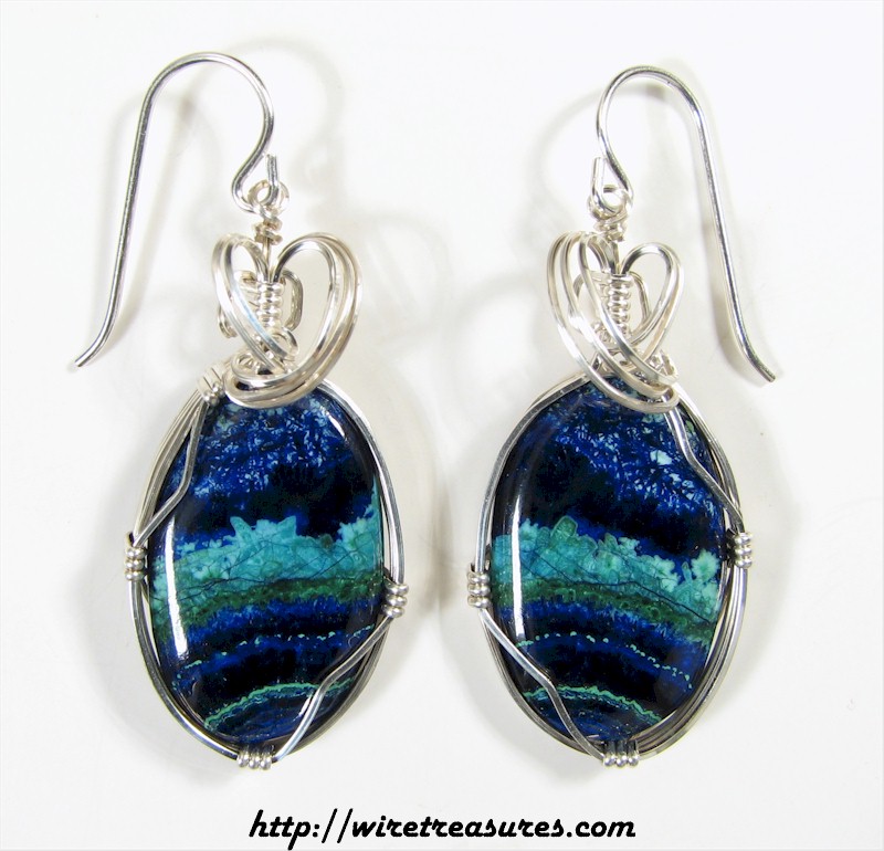 Malachite & Azurite Earrings