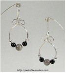 Onyx & Ocean Jasper Bead Earrings