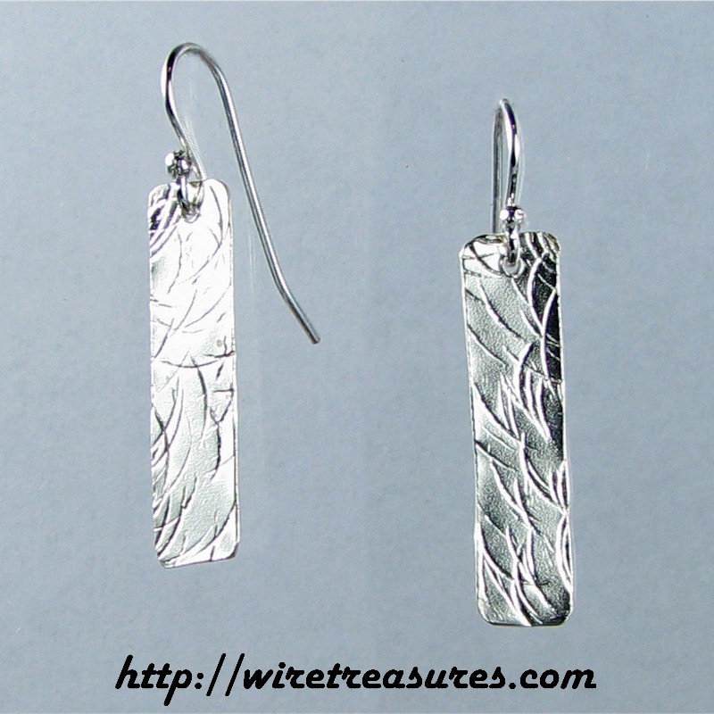 Silver Bar Earrings