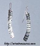 Silver Strip Earrings