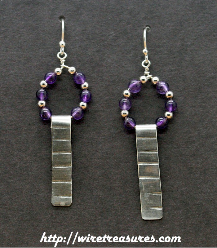 Amethyst Bouquet Earrings