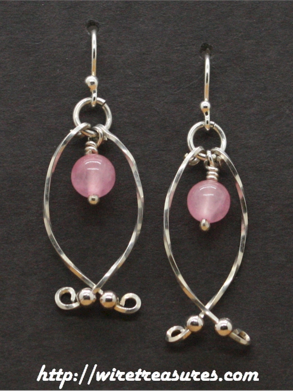 Hold-Me-Close Rose Quartz Bead Earrings