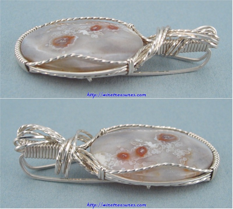 Lace Agate Pendant