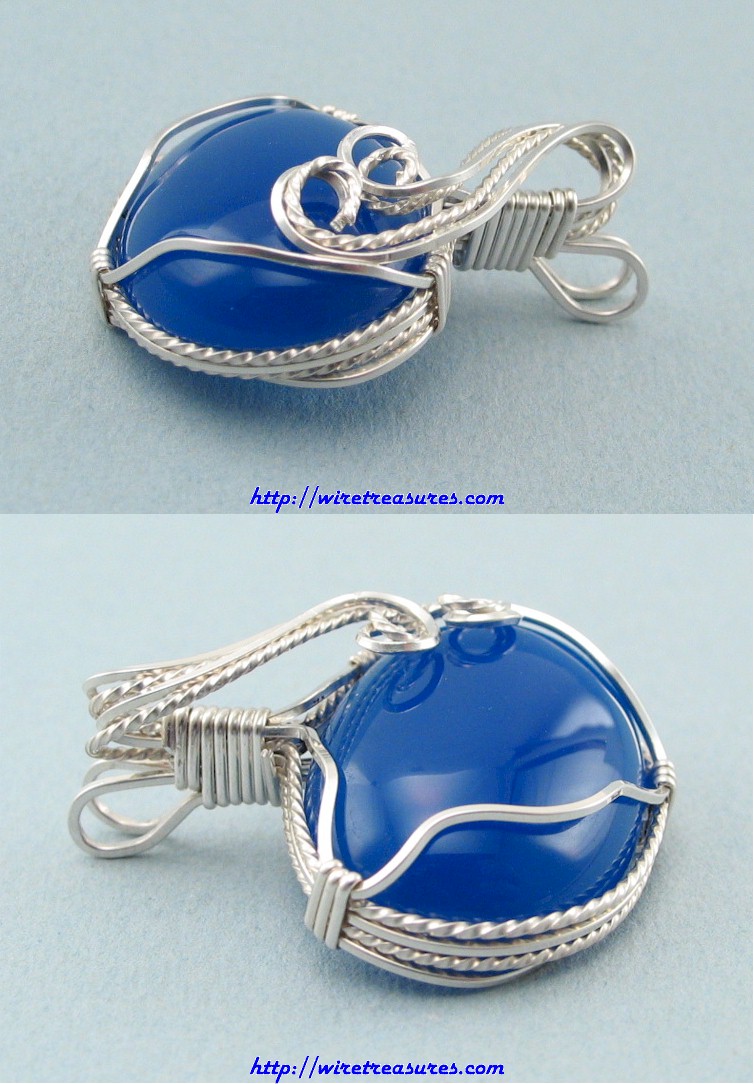 Blue Agate Pendant