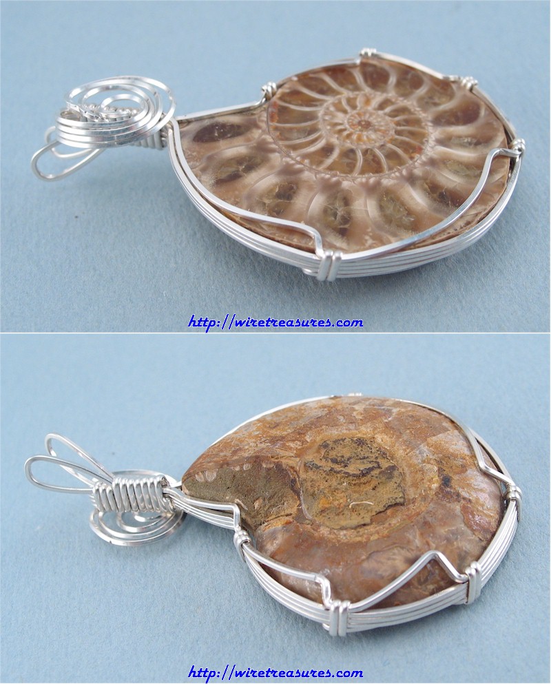 Ammonite Fossil Pendant