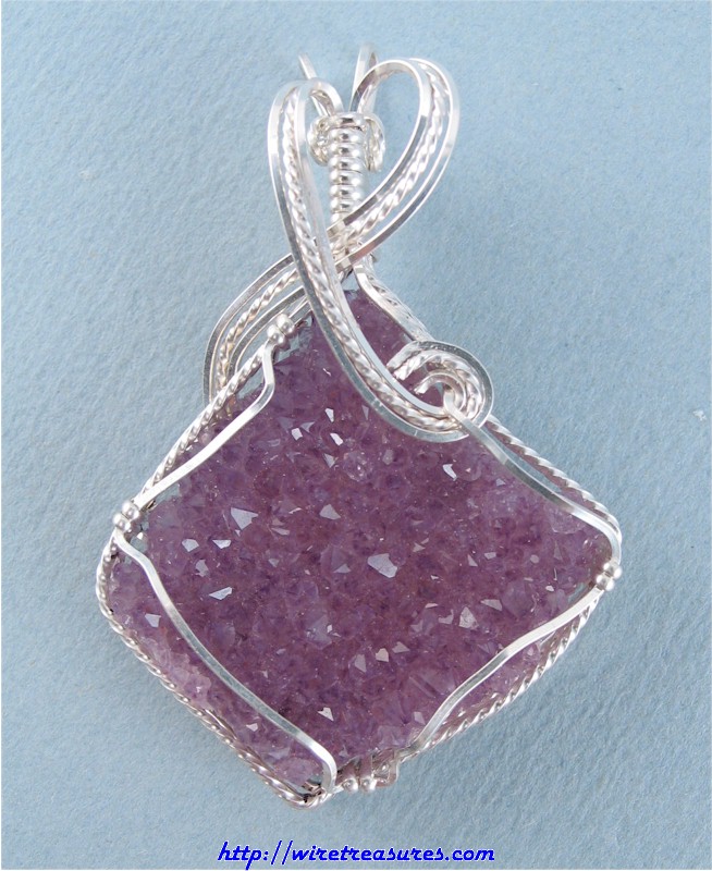 Amethyst Crystals Pendant