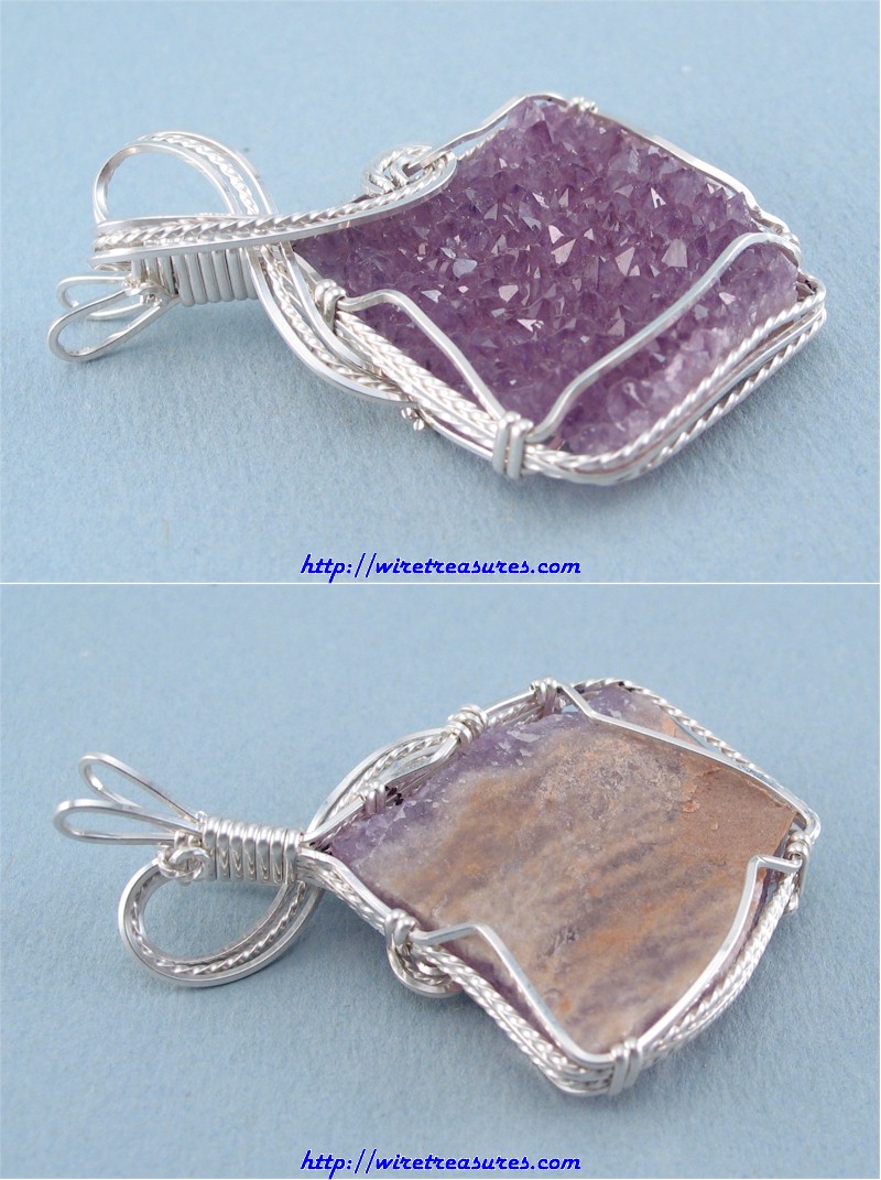 Amethyst Crystals Pendant