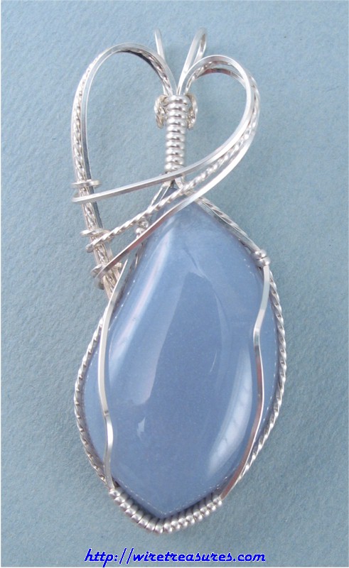 Blue Chalcedony Pendant