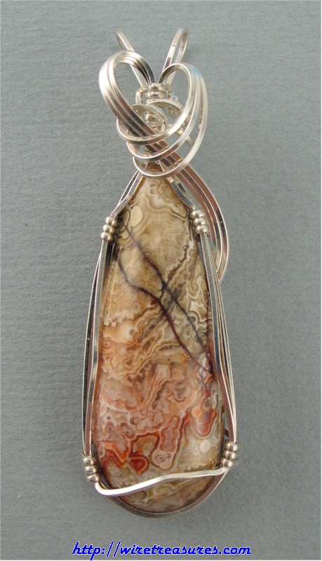 Lace Agate Pendant