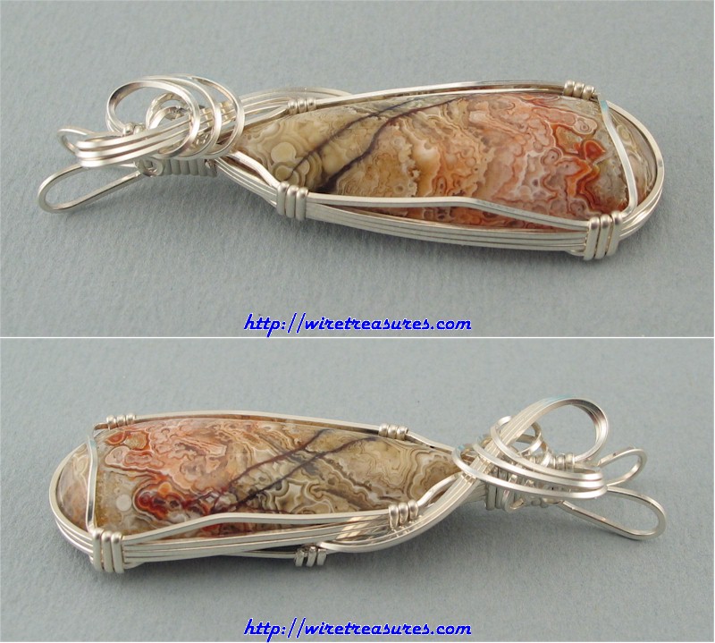 Lace Agate Pendant