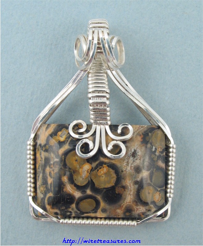 Leopardskin Jasper Pendant