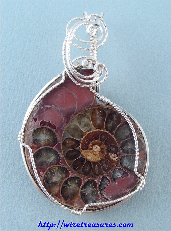 Ammonite Fossil Pendant