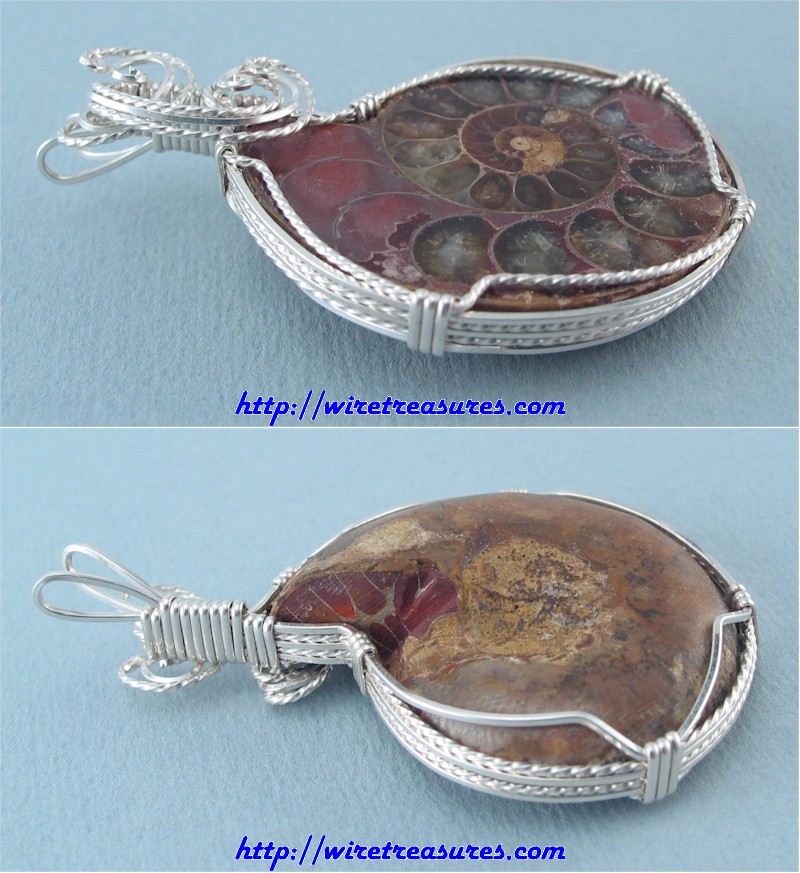 Ammonite Fossil Pendant