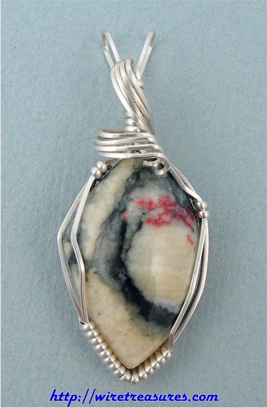 Cinnabar Quartz Pendant